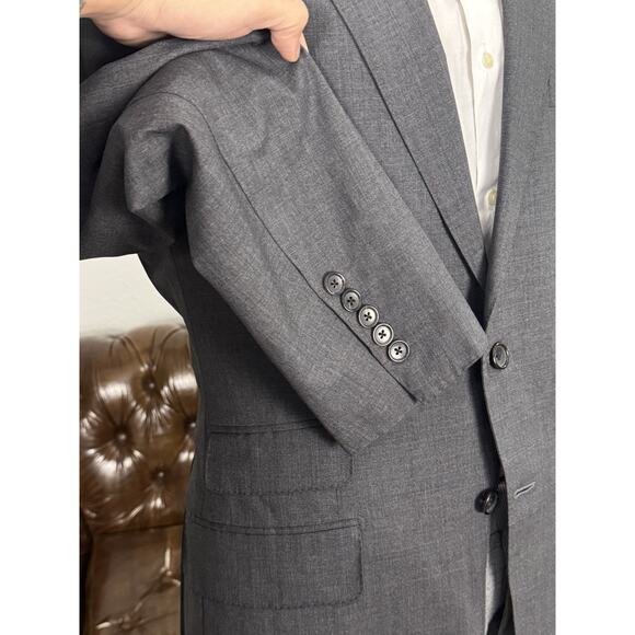 Tom Ford Charcoal Gray Suit Jacket Blazer 50/40L US Men’s Wool Notch Lapel - Picture 4 of 9